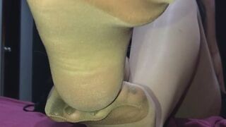 Removing my nylons for you