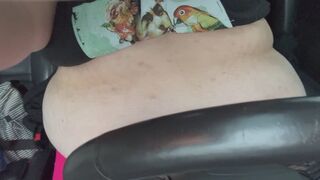 FAT TALK- Huge SSBBW Can Barely Fit In Her Car