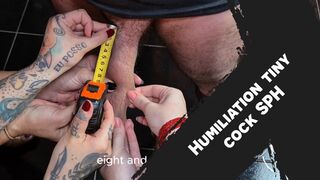 The foreskin of this ridiculous, small penis had to be used. 720p