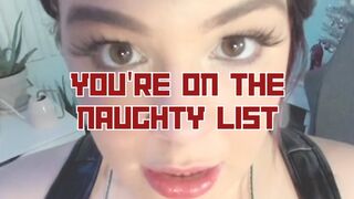 POV Youre On The Naughty List