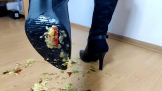 Fruit Crush With My Sexy Boots (4k)