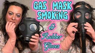 Sensual Domination ASMR: Gas Mask Worship & Purple Glove Tease With Goddess Malory