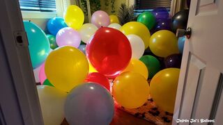 17-24" Over Inflated Balloon Set Up Non Pop