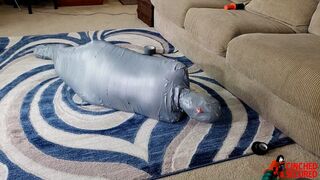 Rachel Adams - Cheating Grad Student Gets Mummified Including Head and Feet (WMV Format)