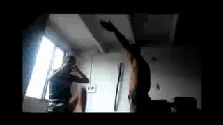 Martial Arts Axe Kick – Controlled Foot Strike Demo (Hand Target)