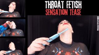 Throat Fetish Sensation Tease - mp4