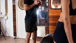 Strap On fun after workout full video