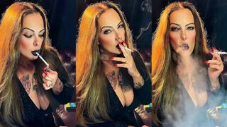 Between my lips - Dunhill Menthol 100