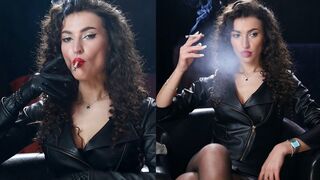 Ksenia smoke and leather
