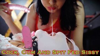 Cock Cum And Spit Fed Sissy (HD 1080P MP4)