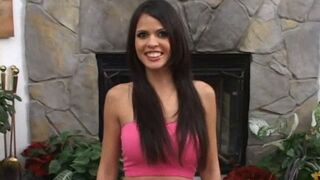 Busty Middle Eastern Star Shy Love POV Blowjob and Swallow