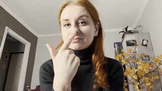 Pick my nose and get boogers