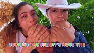 Sucking the sheriff's huge tits - Lissa - Kira