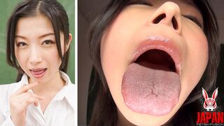 POV Saliva Overload: TSUBAKI KATO’s dripping tongue smears your face until you lost in her mouth.