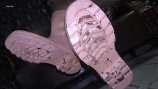 Lick my dirty rubber boots