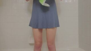 Desperately Drenching Pad with Pee
