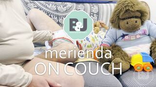 Merienda on couch
