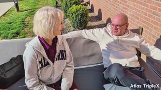 GILF Gushes Gets Creampied