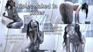 Violet Naked in Silver