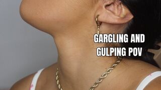 Gargling and gulping POV - OnlyVanessa