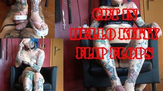 Sigma Femdom - CBT in Hello Kitty Flip-Flops