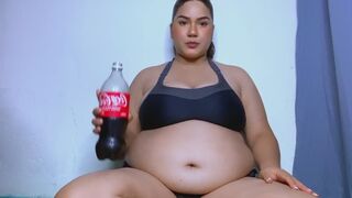 FAILED WORKOUT + BELLY OUT + COKE CHUG + HEAVY BREATHING