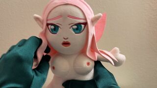 First Time Fucking Tulip the Fairy Plush Toy [size difference, sex toys, mini girl, plush]
