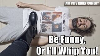 "My Girlfriend is So Sadistic..." - Comedian Performs for Dominatrix - If I don't make her laugh, I get struck with the rubber whip! copy