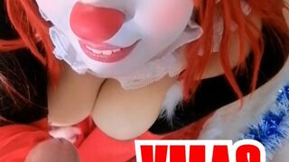 Merry Titmas! Clowngirl Gives Santa a POV Titjob & Blowjob