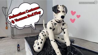 Dalmatian Costume & Vacuum Bed Play