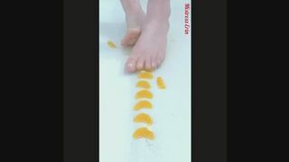 White Toes Foodie Foot Play