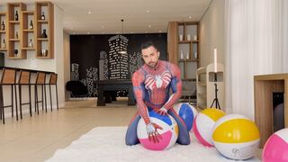 Spider Man Beach Ball Pop