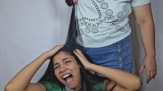Soft Domination: Hair Pulling Between Friends