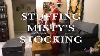 Stuffing Misty's Stocking