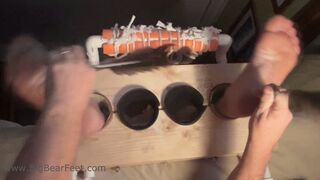 Tickled to Orgasm XIV - tickled size 13 wide made to cum