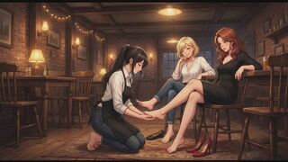 Foot Worship Confessions #83: Barmaid's Secret Foot Seduction