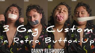 4K 3 Gag Custom in Retro Button-Up