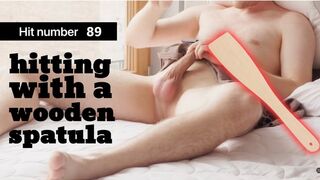 Online master ordered him to hit his balls over 100 times - total obedience
