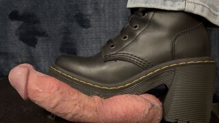 Zoey - High Heel Doc Marten Boots aggressive tread bootjob - Shoe job, Boot job, Doc Martens, Kicking, Rubbing, Rough, Cbt