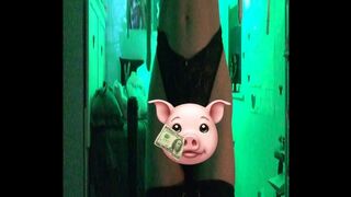 STRIPTEASE BLACK THONG