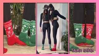 Nike Xmas Sock Cock Crush I Savage Sisters