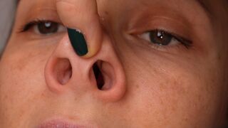 Soft Nose Squishing & Nostrils Tease