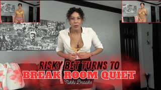 Break Room Bet Goes Too Far – Embarrassed and Naked Nikki Brooks - 4K