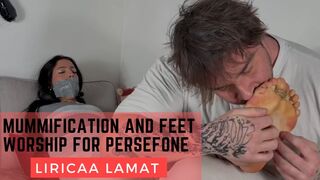 Mummification and feet worship for Persefone