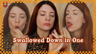 Giantess Swallows You Down In One by HannyTV of World of Vore