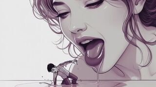 Wives have fun drooling over her shrunken husbands - Esposas se divertem babando sobre seus maridos miniaturizados