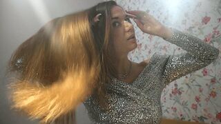 Be happy next to my hair . WMV