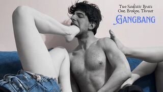 Foot Gagging Overload: Tied Up & Throat-Fucked by Asteria + Helia’s Filthy Feet (1080p)