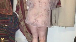 Off goes the fabric dance