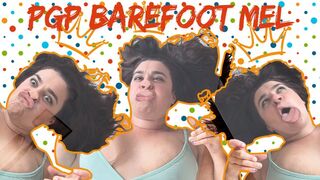 Barefoot Mel is a Plexiglass Princess